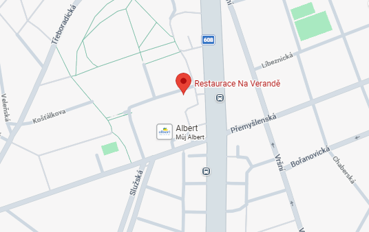 Mapa – Restaurace Na Verandě